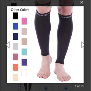 Doc Miller Calf Compression Sleeves 20-30mmHg - A Pair